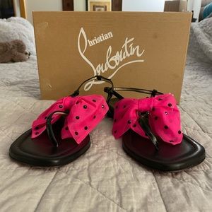 Christian Louboutin Flat Patent Vaudoo Size 37